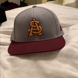 Gray ASU baseball hat